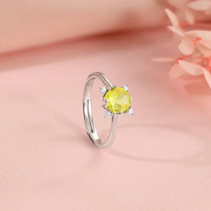 Silver Brightest Sparkle Ring