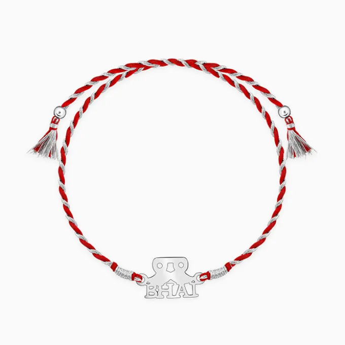 Silver Brother Rakhi