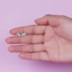 Silver Busy Bee Kids Earrings (4-12 yrs)