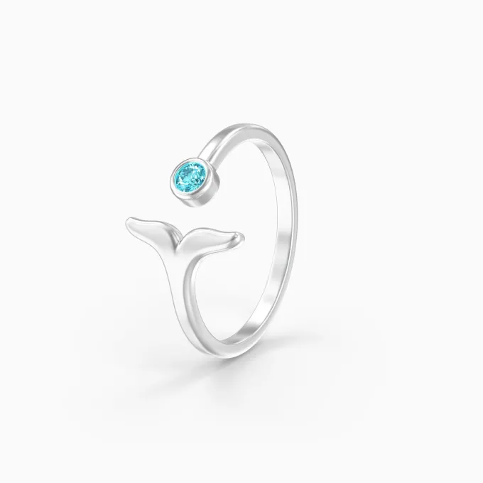 Silver Calliope Ring (Size 12)