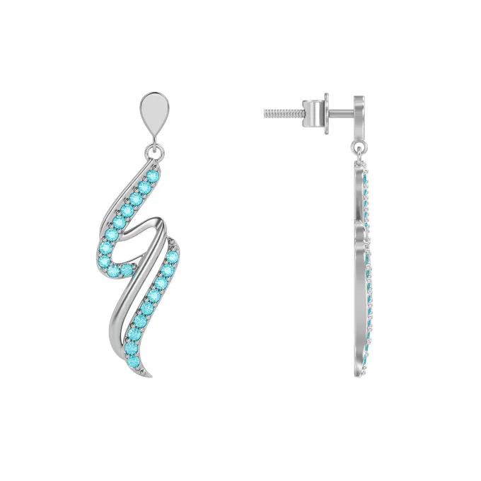 Silver Celaeno Earrings
