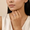 Silver Celeste Flower Ring (Size 12)