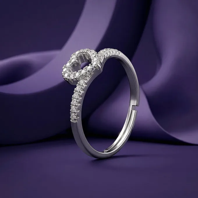 Silver Celeste Love Ring
