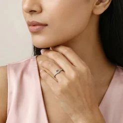 Silver Celeste Love Ring