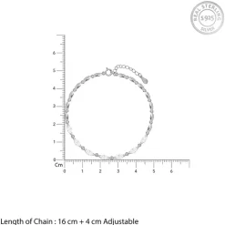Silver Celeste Zircon Bracelet