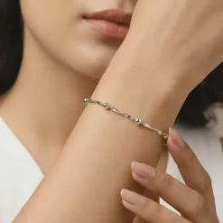 Silver Celestial Gleam Bracelet