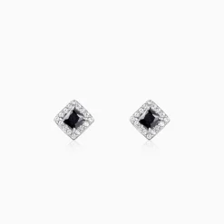 Silver Celestial Square Stud For Him