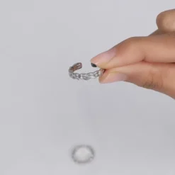 Silver Celtic Tide Toe Rings