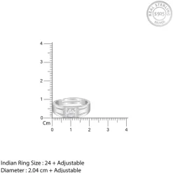 Silver Charm Away Ring For Him