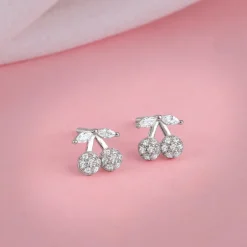 Silver Cherryboo Studs