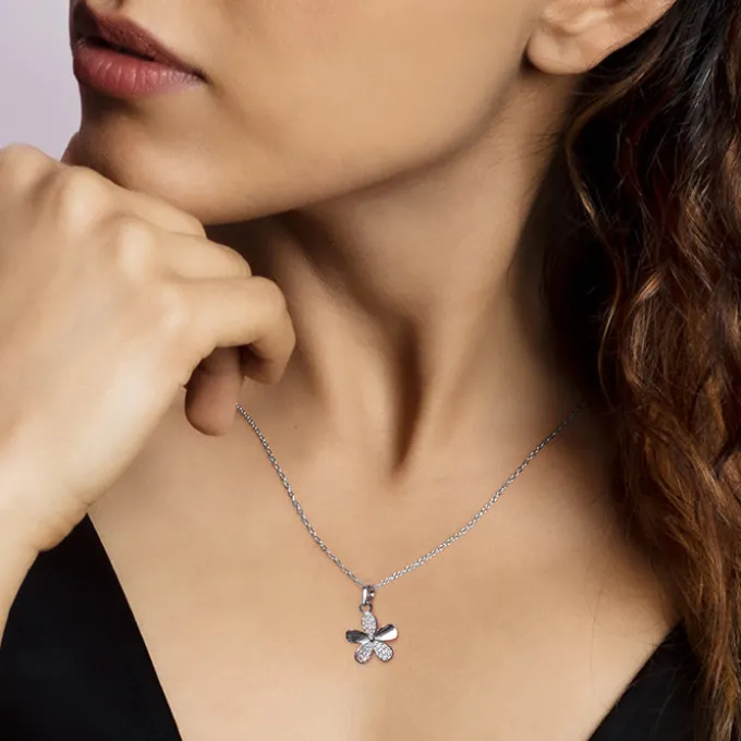 Silver Chic Flower Set