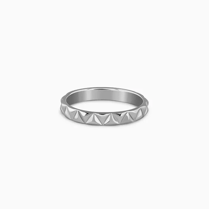 Silver Classic Apex Ring For Him (Size 20)