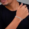 Silver Classic Bold Bracelet For Him