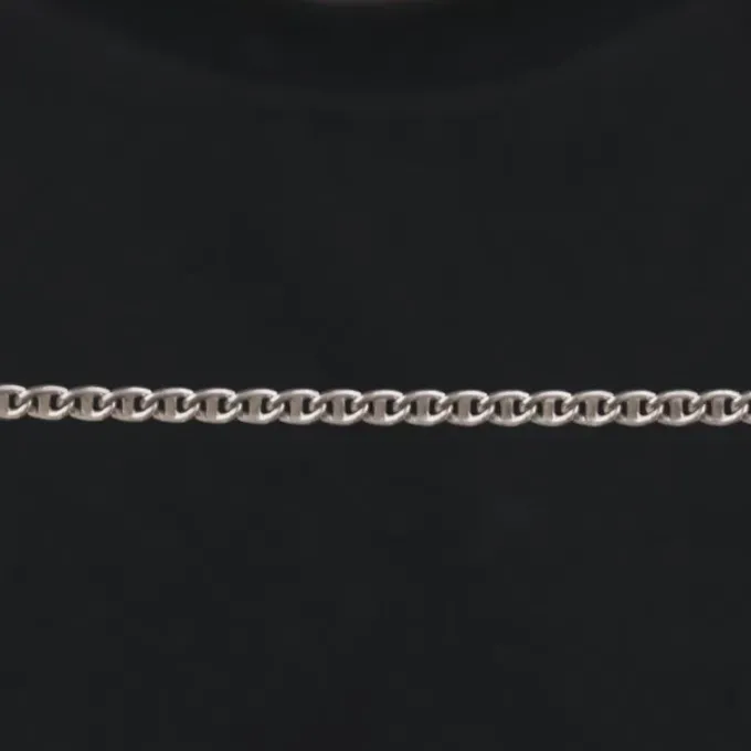 Silver Classic Curb Chain For Him