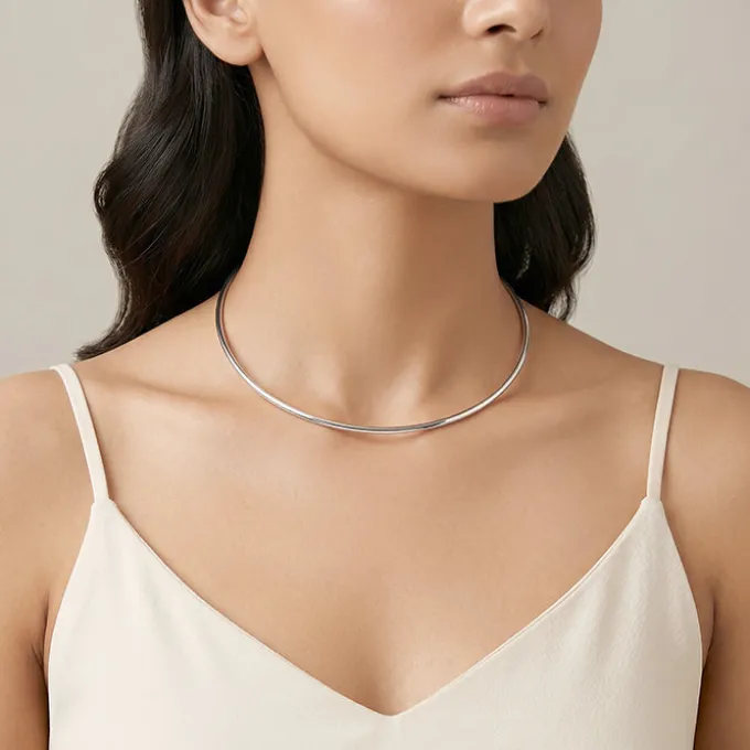 Silver Classic Hasli Necklace