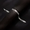 Silver Classic Rectangle Bracelet For Him
