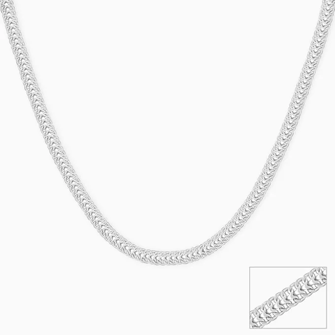 Silver Classic Style Chain For Him