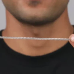 Silver Classic Style Chain For Him