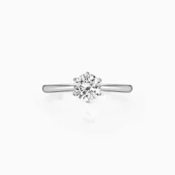 Silver Classic Vintage Solitaire Pendant & Ring Set