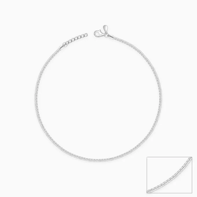 Silver Classy Anklet