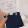 Silver Coeur Earring