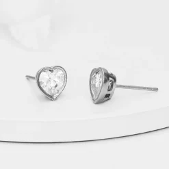 Silver Coeur Set with Link Chain