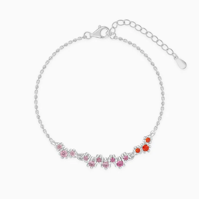 Silver Colourful Shine Bracelet