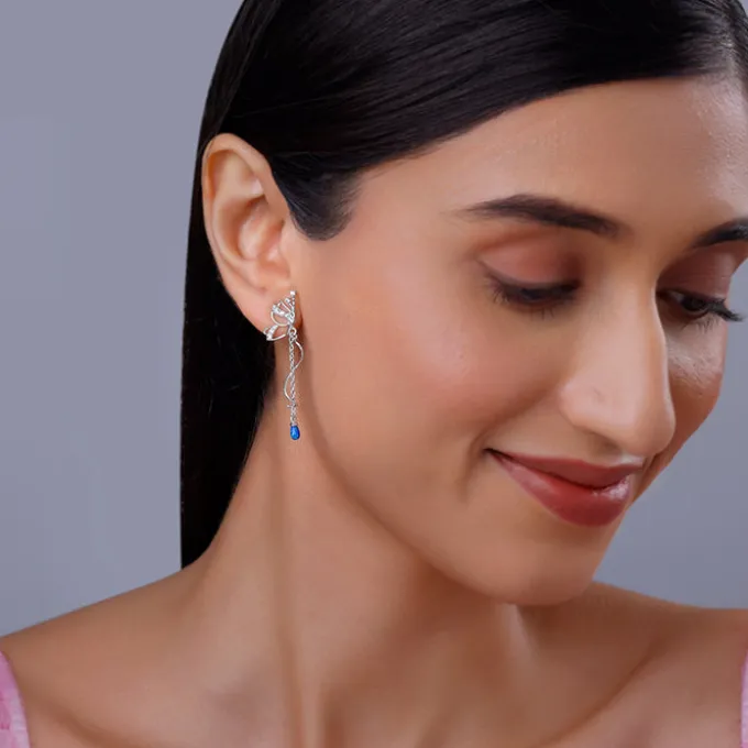 Silver Confident You Earrings