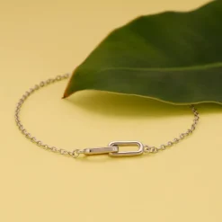 Silver Continuity Bracelet