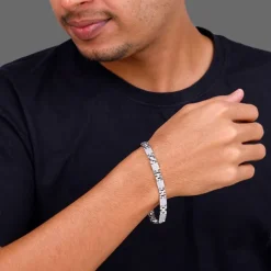 Silver Courage Bracelet For Him