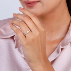 Silver Cupid Arrow Ring