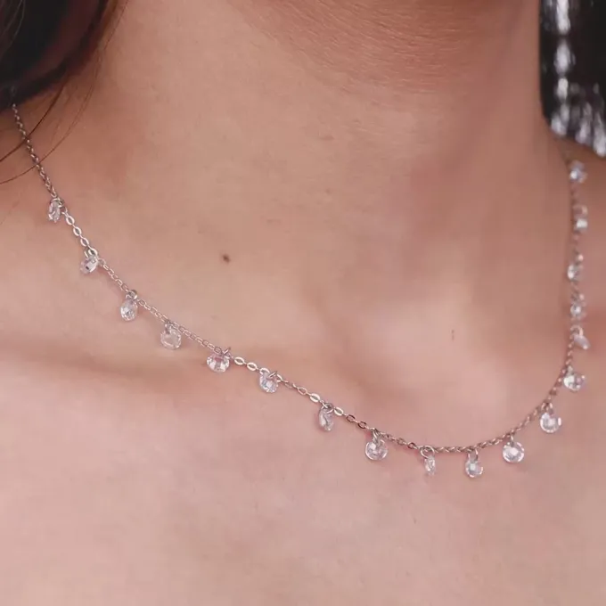 Silver Dangling Queen's Set