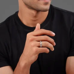 Silver Dapper Ring For Him