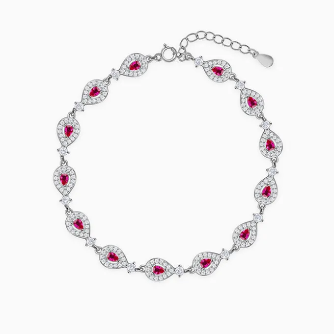Silver Dawn Drop Bracelet