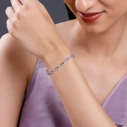 Silver Dawn Drop Bracelet
