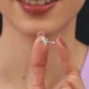 Silver Dazzling Butterfly Ring