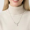 Silver Deer Heart Necklace