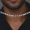 Silver Delink Bracelet For Him
