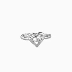 Silver Delulu In Love Ring