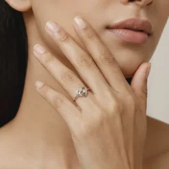 Silver Delulu In Love Ring