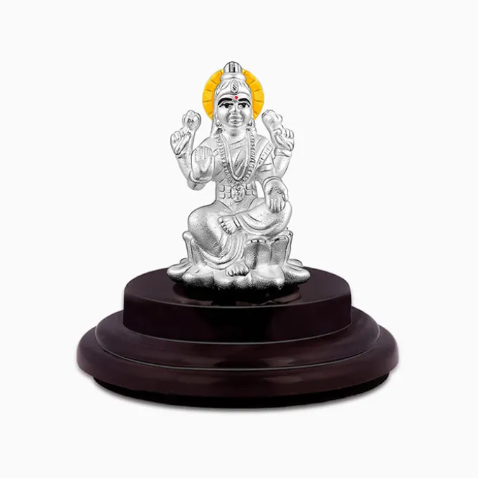 Silver Dhana Lakshmi Idol