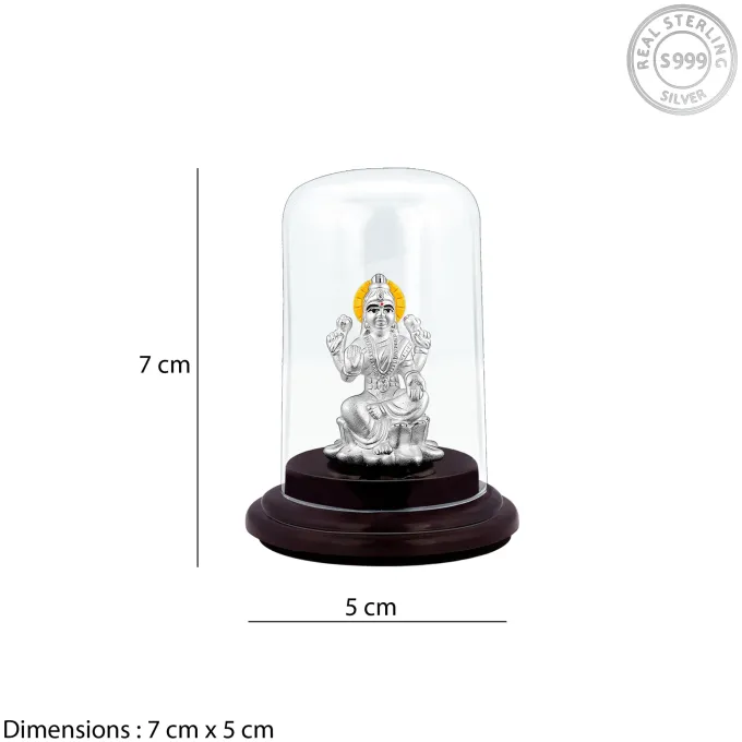 Silver Dhana Lakshmi Idol