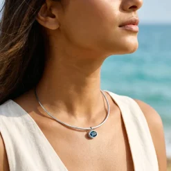 Silver Dike Necklace