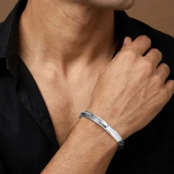 Silver Diljot Kada For Him (Size 7)