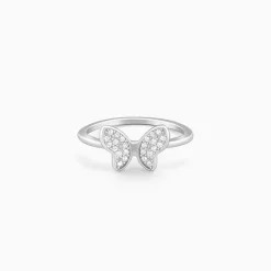Silver Dione Butterfly Ring