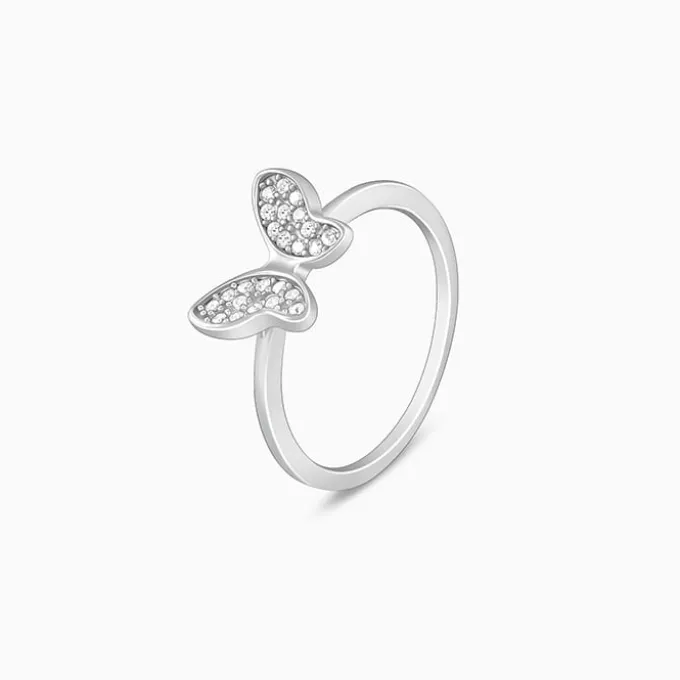 Silver Dione Butterfly Ring
