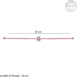 Silver Donut Life Rakhi for Kids