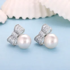 Silver Dreamy Pearls Earrings