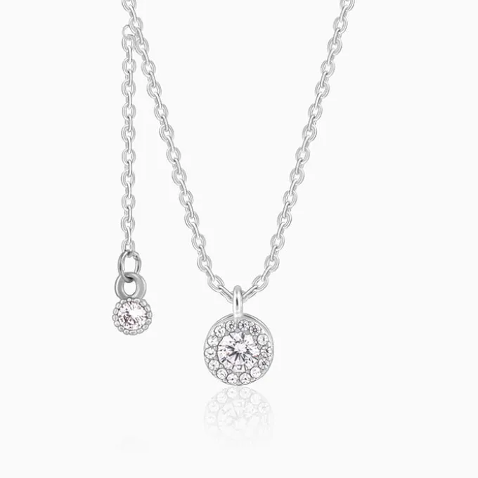 Silver Drip of Delight Necklace