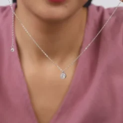 Silver Drip of Delight Necklace